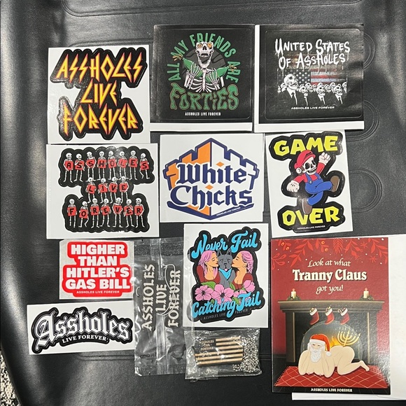 ALF Dog-tag and  Sticker Bundle (12 items) - Picture 1 of 8